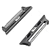 Produktbild Burkley Connector für Apple Watch Armband Adapter mit Federsteg 42-44mm Stegbreite 24mm in Schwarz kompatibel mit Apple Watch 1/2 / 3/4 / 5