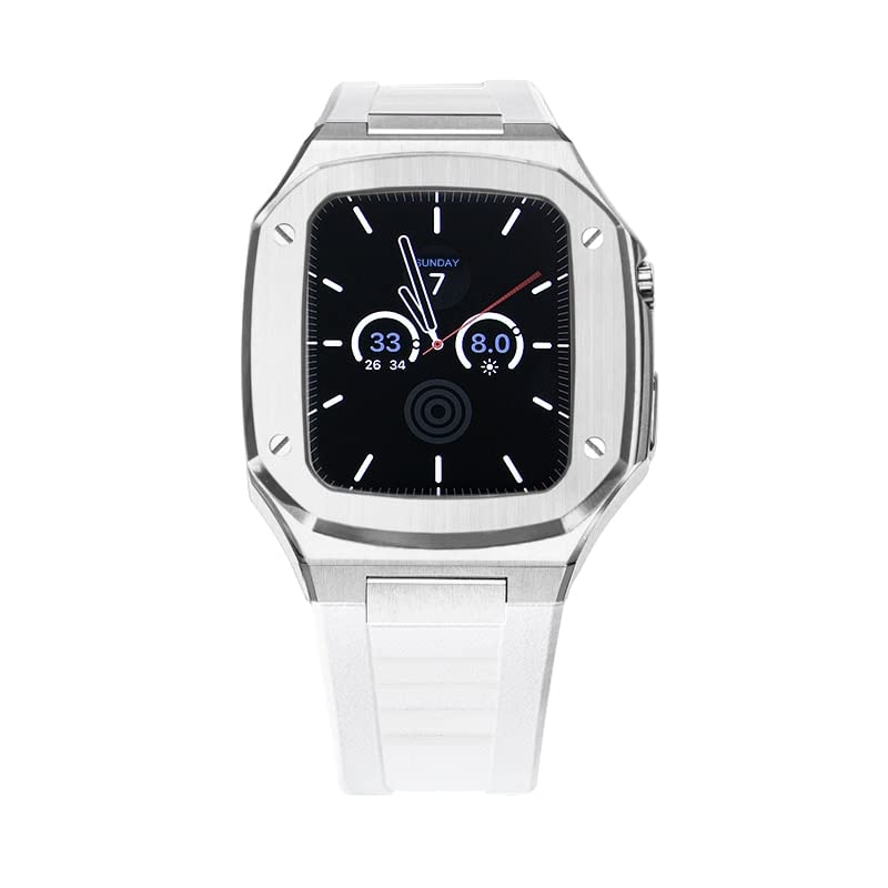 Kit modification Apple Watch acier de luxe pour iWatch 44mm élégante
