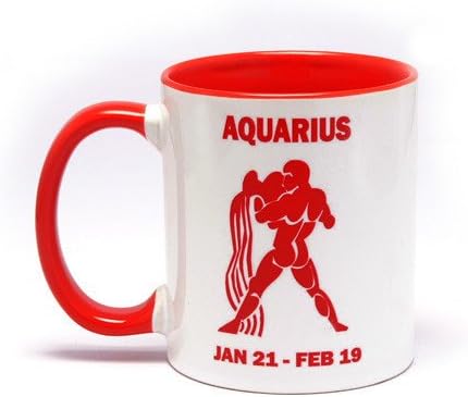 Personalized Mug Red handle and Red Inside Custom Mug with Photo or Logo (11oz, Single Front/Back)