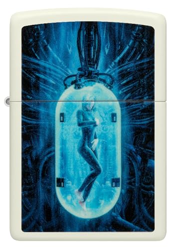 Image of Zippo Tube Woman Design Glow in The Dark Matte Pocket Lighter