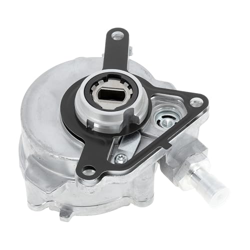Bomba de vacío para frenos No. 03H145100B, bomba de vacío para motor para Volkswagen Passat 3.6L (2006-2008), aleación de aluminio, tono plateado, 1 unidad miniatura 1