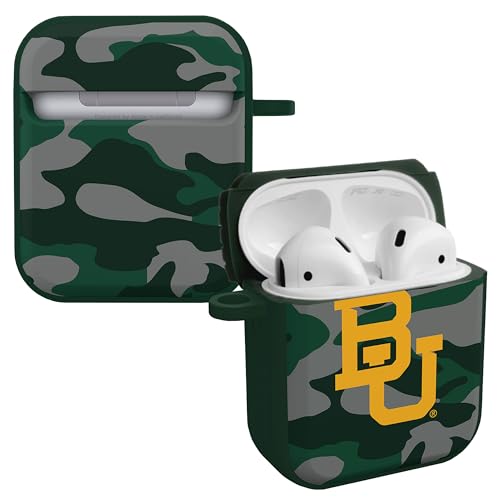 AFFINITY BANDS Baylor Bears Camo HDX Case Cover Compatible with Apple AirPods Generations 1 & 2