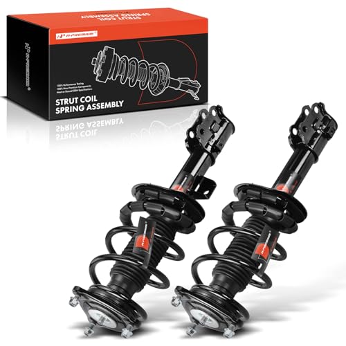A-Premium Front Complete Struts Compatible with Kia Forte 2014-2018, Forte Koup 2014-2016, Forte5 2014-2018 - 2x Replacement Suspension Shock Absorber with Coil Spring Assembly