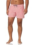 Emporio Armani Herren Sea World Beachwear Stripes Boxers Boardshorts, weiß/rot, Small