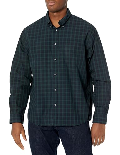 Brooks Brothers Camicia sportiva da uomo Friday, Orologio nero, M