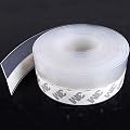 Weather Stripping, Silicone Door Seal Strip Door, Window, Transparent 16 Feet Long (Width 35mm)