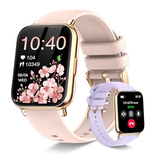 Smart Watch for Women,1.85"HD Smartwatch for Android & iPhone with 100 Sport modes,Fitness Watch with Bluetooth Call (Answer/Make), Fitness Tracker Heart Rate Sleep Monitor,Waterproof Women's Watch -  HXQHSTBG, I62