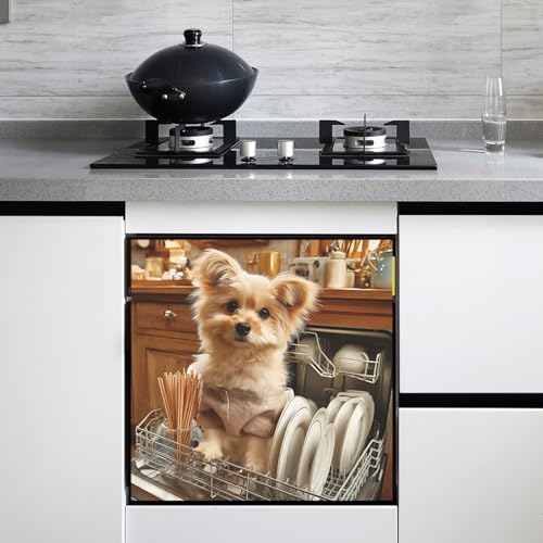 Vinilos decorativos de perro Achang para cocina y cuarto miniatura 3