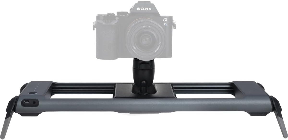 RhinoShield Rhino ROV PRO Everyday 8" Motorized Slider for Smartphones and Small Cameras, Gunmetal Finish