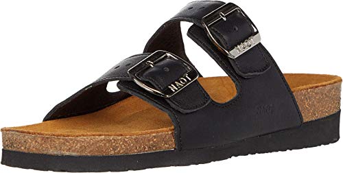 NAOT Women's Santa Barbara Sandal Soft Black Lthr 11-11.5 M US