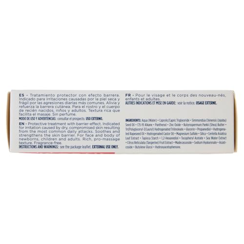 Rilastil Cicastil Beruhigender Balsam, multifunktionale reparierende Barrierepflege für Gesicht und Körper, für Neugeborene, Kinder und Erwachsene, 40 ml