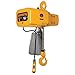 Harrington NER003S-10 Series NER Three Phase Electrical Hook Mount Chain Hoist, Single Standard Lifting Speed, 1/4 Tons Capacity, 10