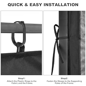 Gazebo Mosquito Net, OKYUK 2024 Gazebo Universal Replacement Mosquito Netting, Outdoor Canopy 4-Panel Screen Walls with Zipper for 10' x 10' Gazebo, Garden, Patio, Backyard (Mosquito Net Only, Black) Gazebo Mosquito Net OKYUK 2024 Gazebo Universal Replacement Mosquito Netting Outdoor Canopy 4 Panel Screen Walls with Zipper for 10 x 10 Gazebo Garden Patio Backyard Mosquito Net Only Black