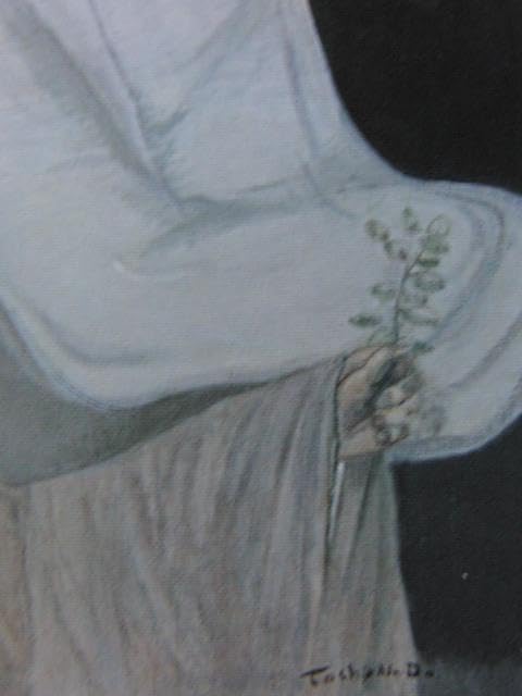 土井俊泰、【日本の祭】、希少な画集画、新品高級額・額装付