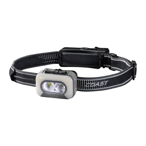 Coast RL35R Voice-Controlled 1100 Lumen Rechargeable LED Headlamp with ARC280™ Lighting, 4 Color Modes, Rear-Facing Safety Signal, Variable Light Control and USB-C Charge Port