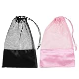 Ultra-léger : ce sac à chaussures en demi-filet est fabriqué dans un matériau durable et léger, ce qui le rend confortable à transporter et adapté à un usage quotidien ou à de longues séances de danse. convient également pour les chaussures de jazz et les petits de ballet