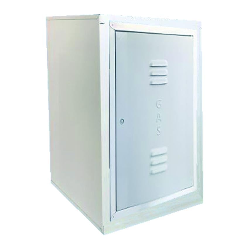 Caja para contador de gas electrónico marco: acero inoxidable - puerta: abs caja para contador de gas uni 9036 acero inoxidable