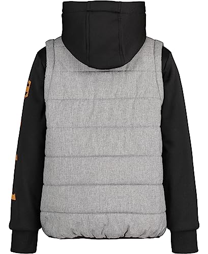 Timberland Boys' Midweight Quilted Fleece Hybrid Jacket2