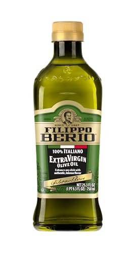 Filippo Berio Aceite de oliva virgen extra 100% italiano, botella de 750 ml de rPET