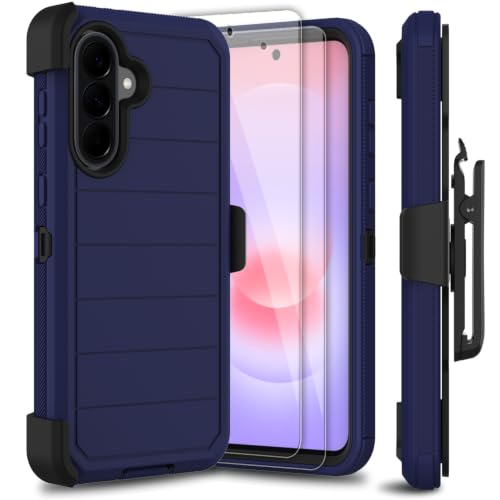 Coque Samsung Galaxy A37 5G Incassable avec Verre Trempé et Clip Ceinture