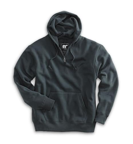 White Bear Clothing Co. Heavyweight Hoody Style 1000, Charcoal L