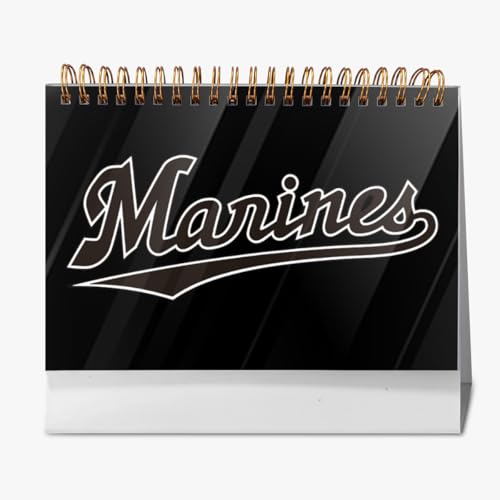 2026年 卓上カレンダー 千葉ロッテマリーンズ 野球応援 デスクトップ カレンダー 小型 月間 書き込み 計画整理用 おしゃれ 記念品 プレゼント 2025年9月?2026年12月