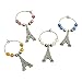 Eiffel Tower French Themed Wine Charm Set
