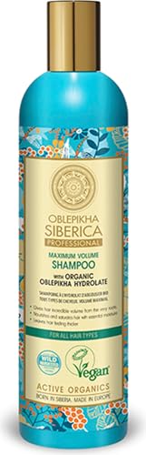 Shampoing à l'Argousier Natura Siberica 400 ml pour tous types de cheveux soin quotidien