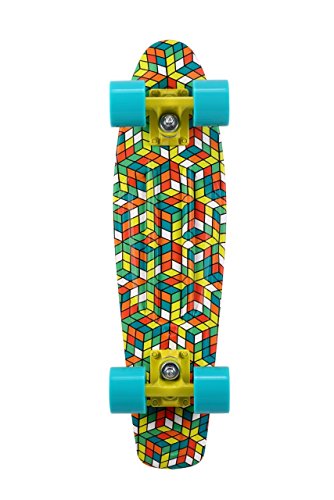 Miller Division Baby 3D - Skateboard, Color marrón gráfico, 22"