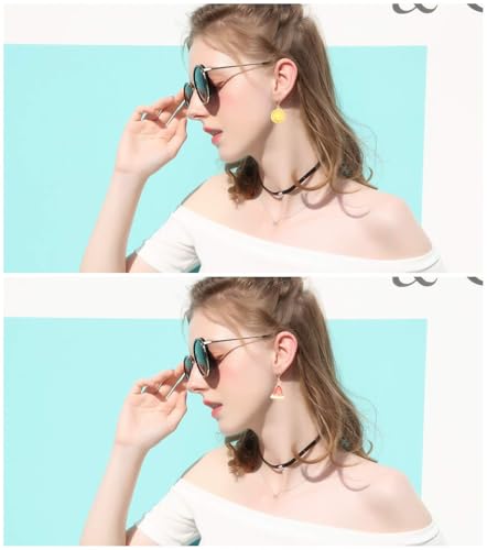 Fun Assorted Fruit Earrings for Women - Kiwi, Watermelon, Lemon, Orange Slice, Citrus - Weird Fruit Shaped Dangle Earrings for Girls2