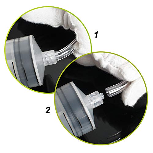 Large 100Ml Plastic Syringe With Tubing, Carejoy Indutrial Syringes + 80Cm(31.5In) Handy Long Hose Fluid Suction Injector For Scientific Labs Injecting, Feeding Pets, Drawing Oil, Fluid And Water #TOP6