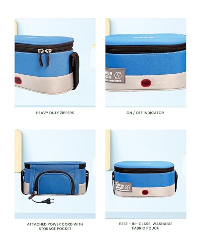 Image of Ecoline Q4, Electric Lunch Box,Capacity 1400ml (LightBlue)