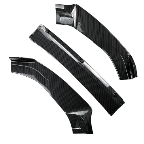 Para VW Para 7 Para MK7 Para GTI Para GTD 2013 2014 2015 2016 2017 Difusor Parachoques Alerón Kits Carrocería Coche 3PCS Splitter Lip(Fiber Look)
