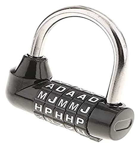 SkVLf Proteggi i tuoi effetti personali con un elegante lucchetto con combinazione a 5 lettere per valigie, armadietti e altro ancora! Disponibile in argento o nero.