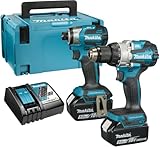 MAKITA DLX2528TJ Combopack 2 Werkzeuge 18 V (DHP489 + DTD173) (2 x 5,0 Ah)