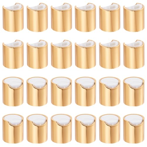 Bouchon aluminium doré OLYCRAFT pour réparer et personnaliser vos flacons 20mm