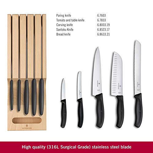 Cepo de Facas para Gaveta Victorinox Swiss Classic - 5 peças