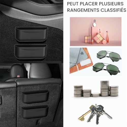 Boîte de rangement EVFIT en silicone pour console centrale Tesla Model 3 et Y
