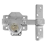 ALTA SEGURIDAD: Cilindro de 6 pines con muelles de acero inoxidable. Sistema antibumping y protección contra ganzúa. Pasadores antitaladro en cuerpo. Placa con protección antitaladro. Alta resistencia a la extracción, forzamiento, arranque y rotura.