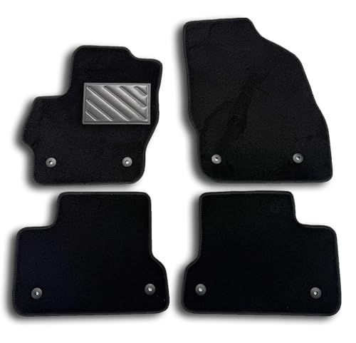 Alfombrillas antideslizantes para Mazda 3 II con talonera de goma reforzada