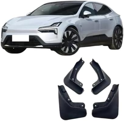 4pcs Automobiles Tire Mudguard | Compatible with Polestar 4 2024-2025 Waterproof Prev...