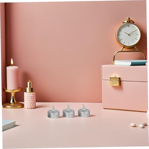 Velas decorativas seguras y duraderas solucionan manchas de cera pack 12 lámparas LED sin llama 7