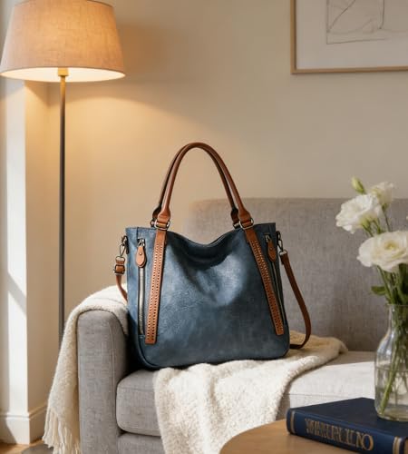 Bolso Tote Vintage Slouchy para Mujer miniatura 3