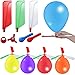 4 Set Giocattoli per Elicotteri a Palloncino Palloncino Elicottero Colorato Giocattolo per Palloncini con Elicottero Alimentato a Riempitivo per Adolescenti e Adulti, Colore Casuale