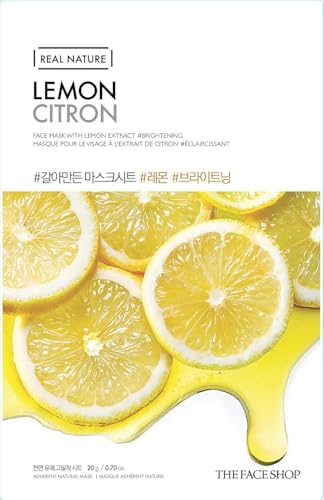 The Face Shop Real Nature Lemon Face Mask Sheet 20 G, 20 g