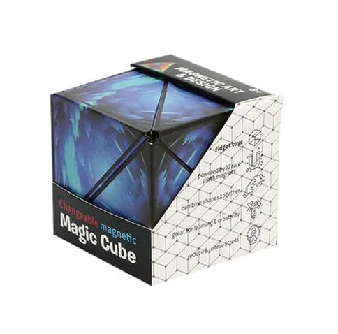 Ji and Ja® Magnetic Cube Puzzle Box Infinity Cubes Fidget Cube 36 Rare Earth Strong Magnets Transforms Into Over 70 Shapes Magic Cube 3D Magnetic Fidget Cube Puzzle (Multicolor) (B0CX95NJM1) Amazon Price History, Amazon Price Tracker