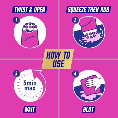 Vanish Oxi Action Carpet Stain Remover Carpet Serum & Scrubbing Head 195ml