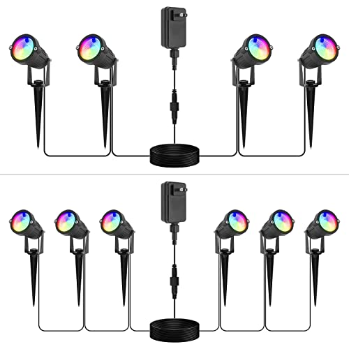 Volisun 10Pack, Outdoor Spotlights Low Voltage Landscape Lighting #TOP9