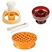 Produktbild SIMUER Donutform, 3 Pack DIY Backen Donut Form Kunststoff Kuchen Fondantform Kuchenform dekorieren Tools Desserts Brot Cutter Maker Backform Küche Werkzeug