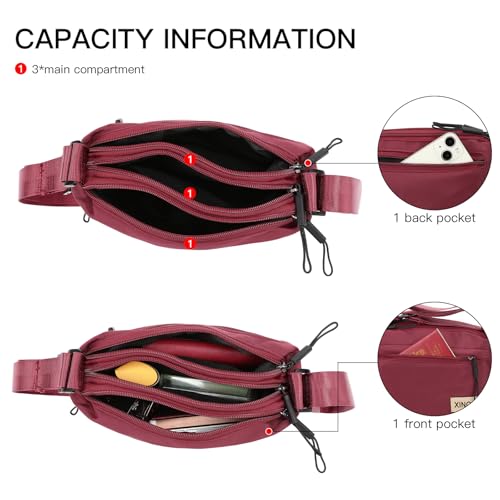 Sac à bandoulière en nylon grand format RNIEGA sangle confortable - 3
